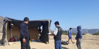 Huaca Chaquiras fue invadida por 50 personas