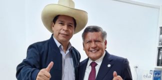Pedro Castillo y César Acuña