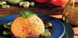 Habas guisadas con arroz