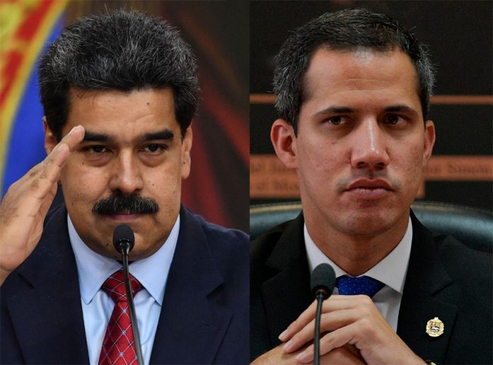 Maduro y Guaidó