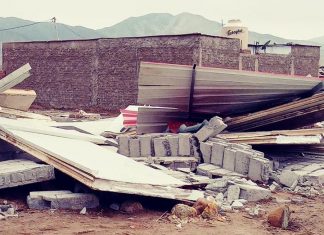 Máquinas desalojaron destruyendo viviendas en Chinecas
