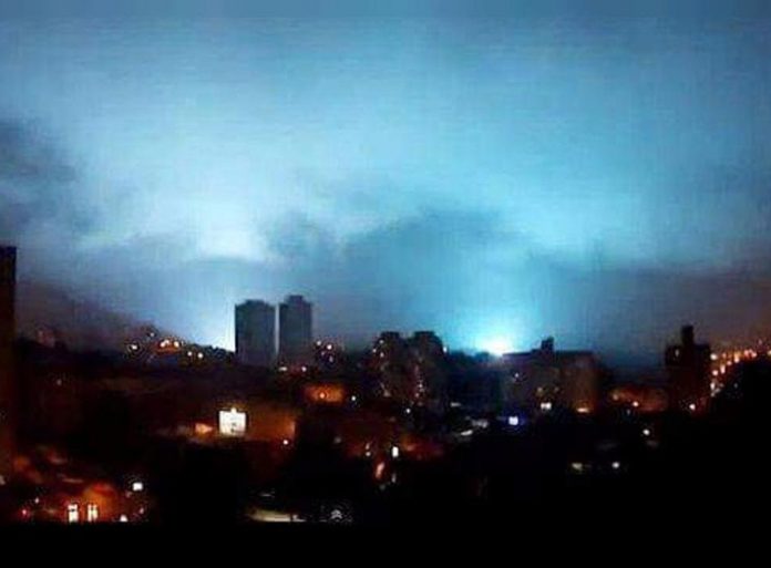 Destellos de luz que aparecieron en el cielo de México durante terremoto