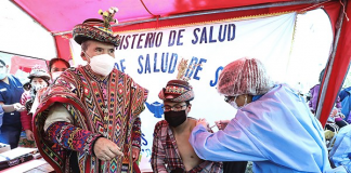 Comunidades indígenas reciben más de 300 mil dosis contra el covid-19