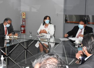 Dina Boluarte, se reunió con el presidente de la Asociación de Bancos del Perú (Asbanc), Martín Naranjo