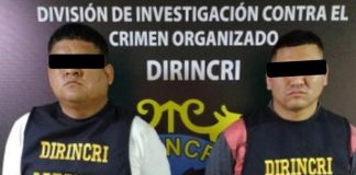 “Sanguinarios” con armas fueron desarticulados por agentes policiales