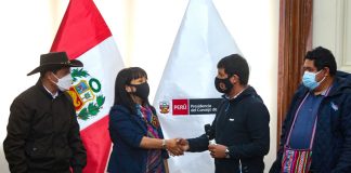 Mirtha Vásquez, anunció la instalación de una mesa de trabajo multisectorial para abordar la problemática que preocupa a las organizaciones cocaleras