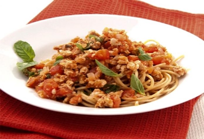 Pasta a la boloñesa