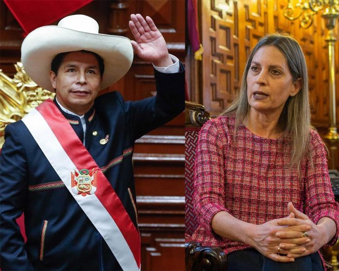 Pedro Castillo y María del Carmen Alva