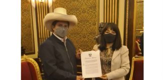 Pedro Castillo y Mirtha Vásquez