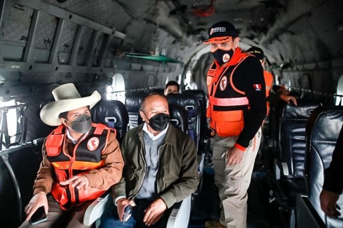 El presidente de la República, Pedro Castillo Terrones, viajó a la región Amazonas
