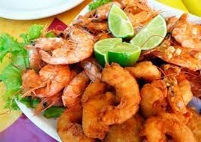 Camarones a la milanesa Camarones a la milanesa