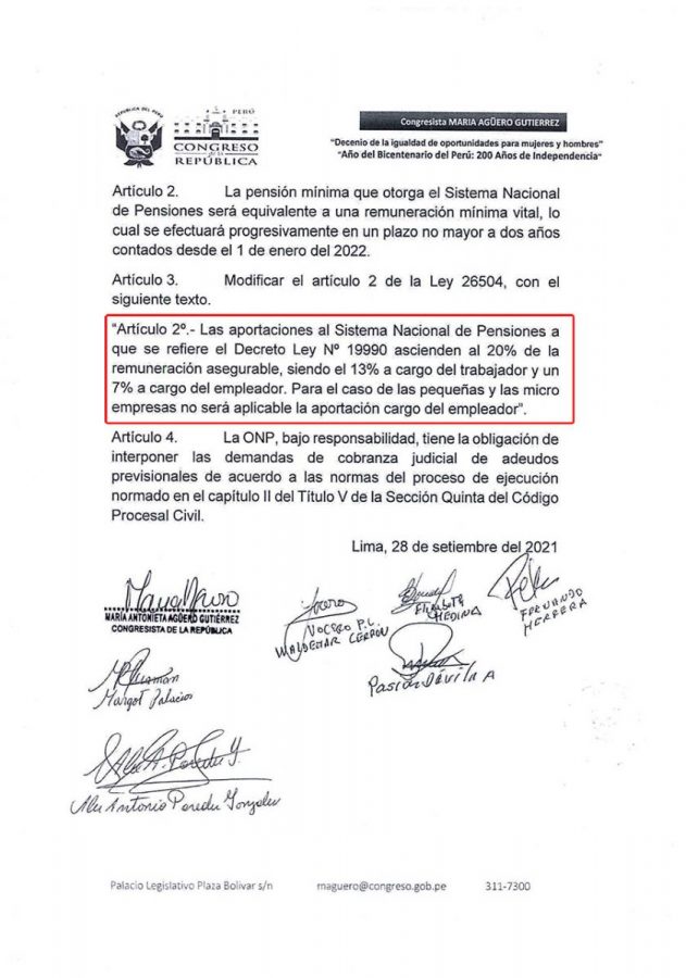 Proyecto de Ley 935-2021-CR