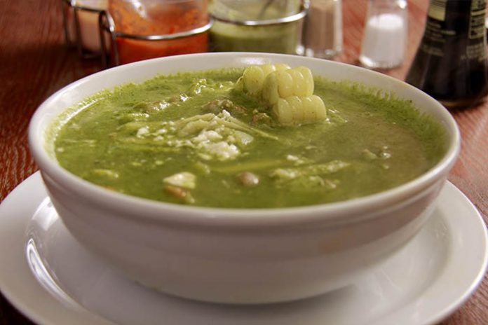 Sopa de pallares verdes