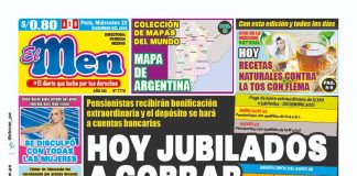 Portada impresa El Men
