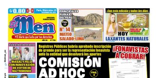Portada impresa El Men
