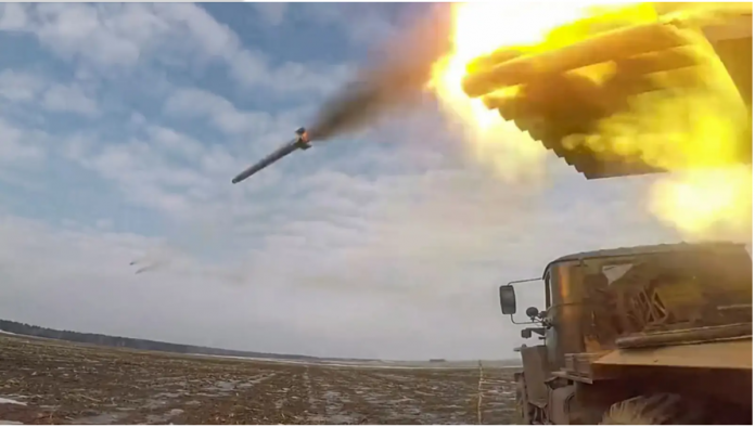 Bombardeo en Ucrania