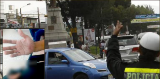 Policía queda gravemente herido tras ser arrastrado por vehículo