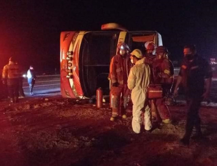 Despiste de bus interprovincial deja un muerto y 40 heridos