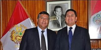Hernán Condori y Vladimir Cerrón