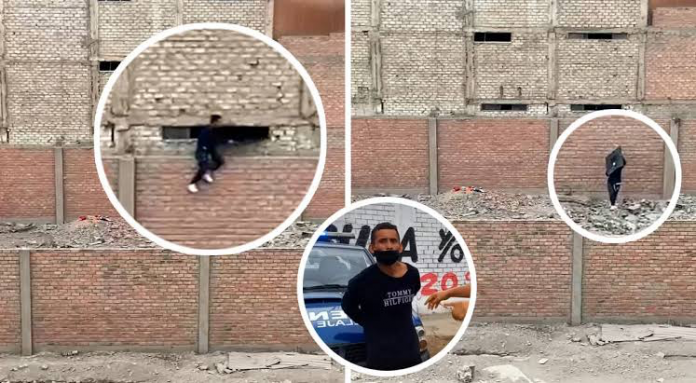 Ladrón es atrapado tras robar 3 televisores en colegio Ladrón es atrapado tras robar 3 televisores en colegio