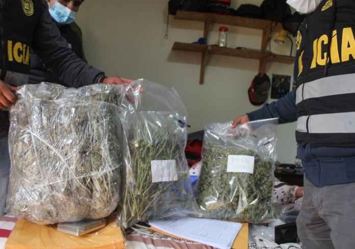 Laboratorio de marihuana en el Valle Sagrado de los Incas