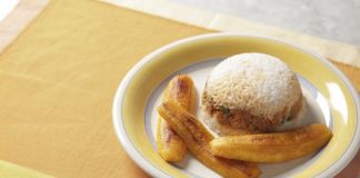 Arroz tapado con atún