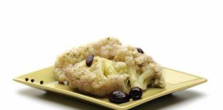 Coliflor con aceitunas