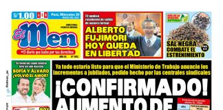 Portada impresa – Diario El Men (30/03/2022)