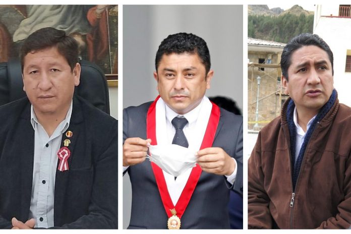 Guido Bellido, Guillermo Bermejo y Cerron