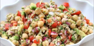 Ensalada de garbanzos y atún