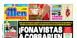 Portada impresa – Diario El Men (10042022)