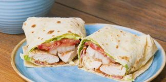 Tortillas de tocino y pollo