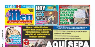 Portada impresa – Diario El Men (23/04/2022)