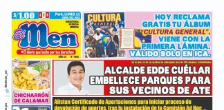 Portada impresa El Men / Somos el Grupo La Razón, un medio de comunicación con más de 26 años de experiencia. Contamos