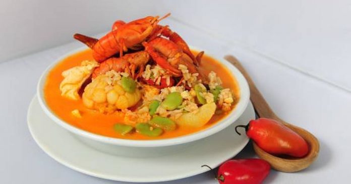 Chupe de camarones