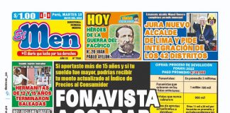 Portada impresa – Diario El Men (10/05/2022) Portada impresa – Diario El Men (10/05/2022)