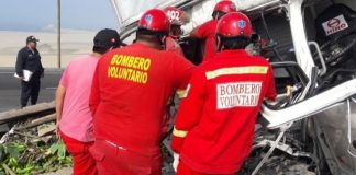 Familia entera muere atropellada en la Panamericana Norte