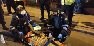 Cadete de FAP es atropellado por motociclista en Surco Cadete de FAP es atropellado por motociclista en Surco