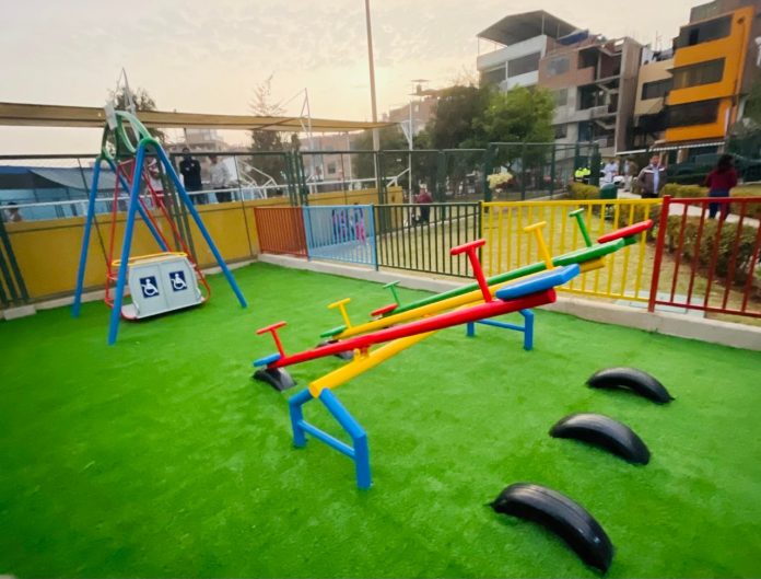 Parque inclusivo es inaugurado en Sicuani por la Municipalidad de Ate