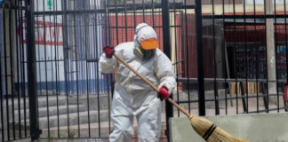 trabajadores de limpieza pública