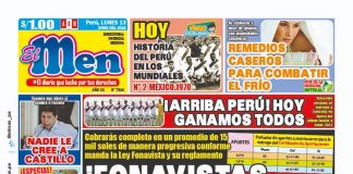 Portada impresa – Diario El Men (13/06/2022)