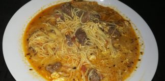 Sopa a la minuta