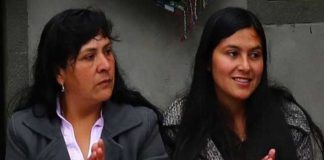 Lilia Paredes, y su hermana Yenifer
