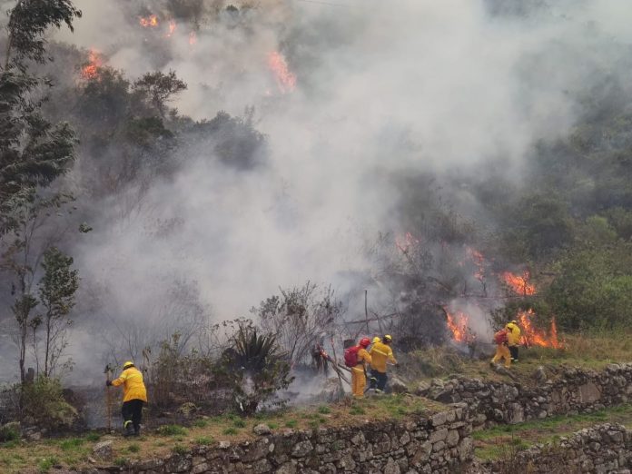 Incendio en Machu Picchu dejó en cenizas más de 20 hectáreas