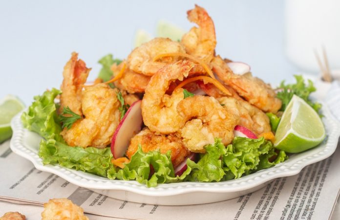 Camarones rebozados