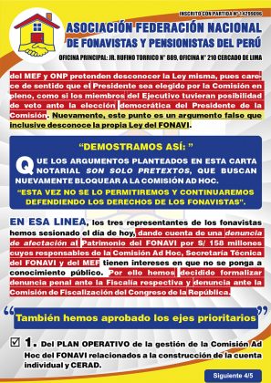 Fonavi - Plan Operativo