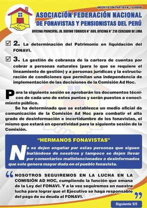 Fonavi - Plan Operativo