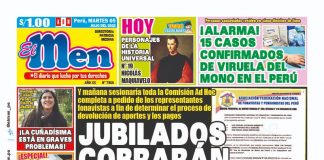 Portada impresa – Diario El Men (05/07/2022)