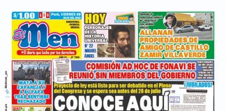 Portada impresa – Diario El Men (08/07/2022)
