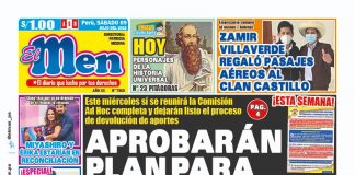 Portada impresa – Diario El Men (09/07/2022)